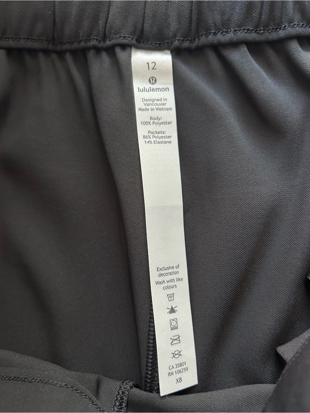 Lululemon Noir Crop Tie-Waisted Pant - Picture 3 of 3